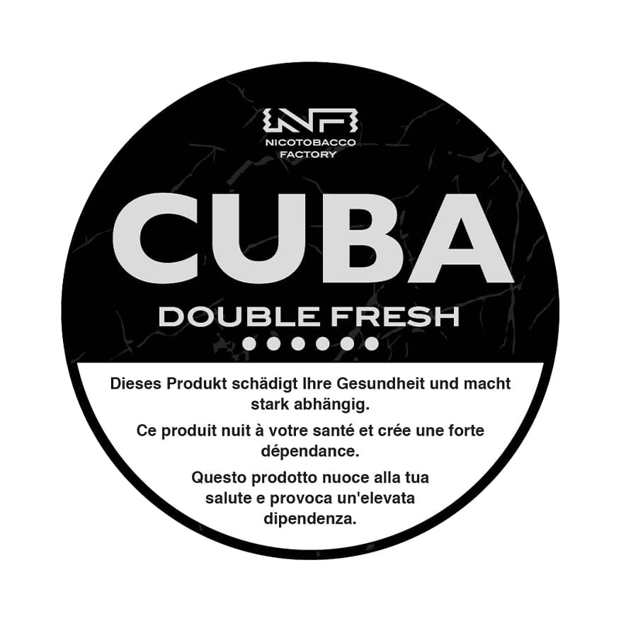CUBA BLACK---DOUBLE-FRESH